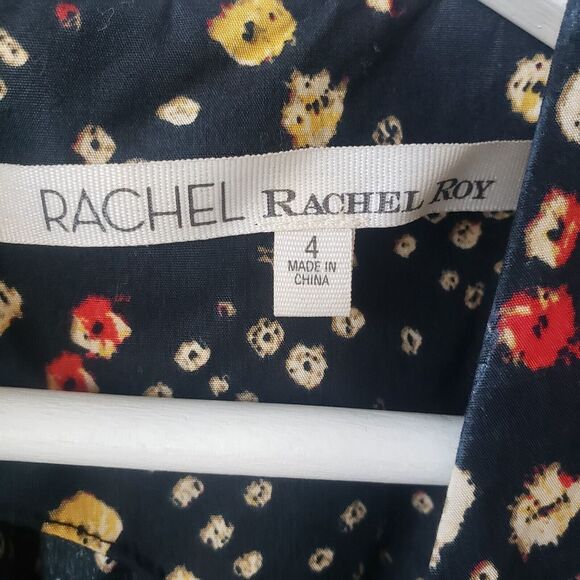 Rachel Roy Women printed Fit & Flare sleeveless Dress size 4 - Picture 6 of 7